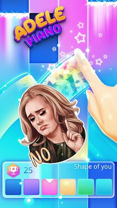 Adele songs Piano Tiles - Screenshot 2