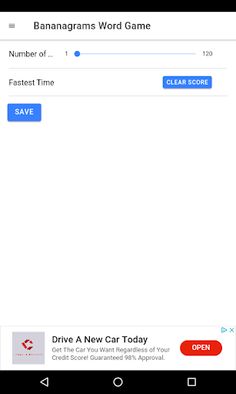 Bananagram - Build Words with  - Screenshot 1