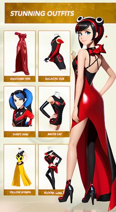 Spotted Superheroine Outfits - Screenshot 2