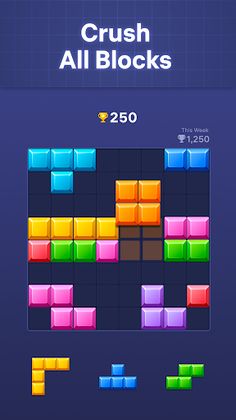 Block Crush - puzzle game - Screenshot 4