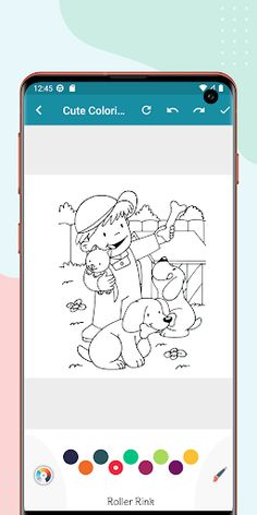 Cute Coloring fun app - Screenshot 3
