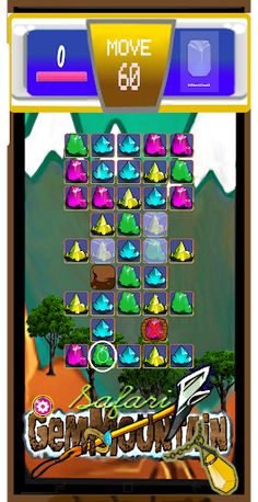 Gem Mountain Match - Screenshot 3