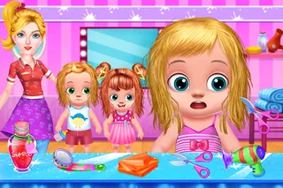 Babysitter Kids Haircut Salon - Screenshot 1