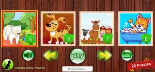 Smiling Animal Puzzles - Screenshot 2