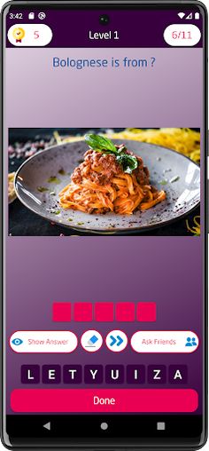 Food City Quiz - Screenshot 2