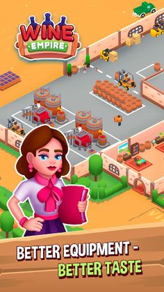 Wine Factory Idle Tycoon Game - Screenshot 2