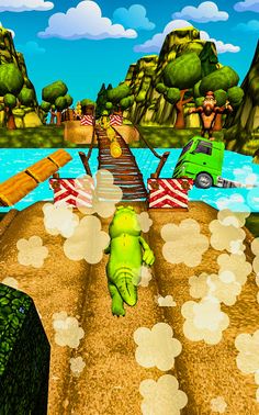 Subway jungle run: surf rusher - Screenshot 3