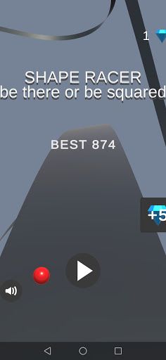 Shape Runer: be there or be sq - Screenshot 1