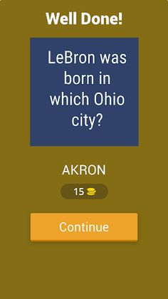 Lebron James Trivia Quiz - Screenshot 2