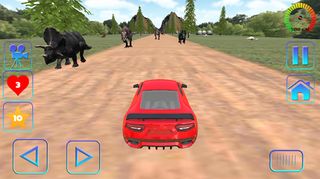 Car Racing in Dinos - Screenshot 3