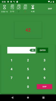 Multiplication table - Screenshot 2