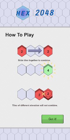 Hex 2048 - Screenshot 1