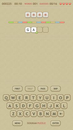 Isogram Puzzle - Screenshot 2