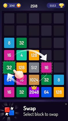 Merge the Number - 2048 Puzzle - Screenshot 3