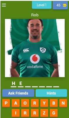 Ireland Rugby - Guess Quiz - Screenshot 1