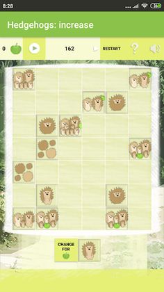 Hedgehogs 2048: increase - Screenshot 1