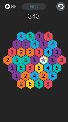 Make Star - Hex puzzle game - Screenshot 4