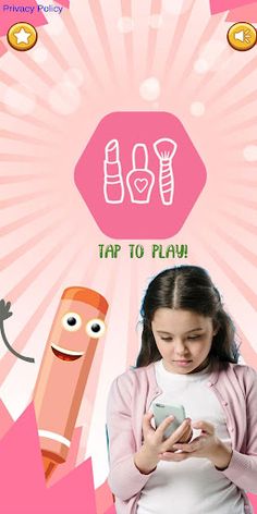 Glitter Makeup Tools Coloring - Screenshot 1