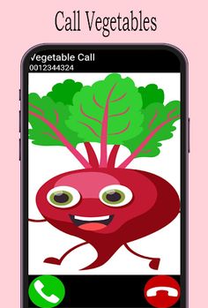 Fake Call Vegetables Games - Screenshot 2