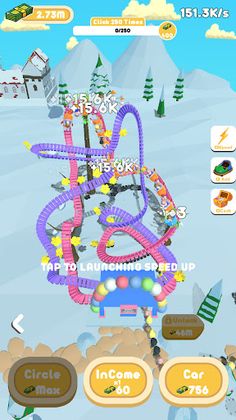 Merge Roller Coaster - Screenshot 1