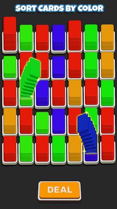 Card Sort Puzzle Shuffle Sort - Screenshot 1