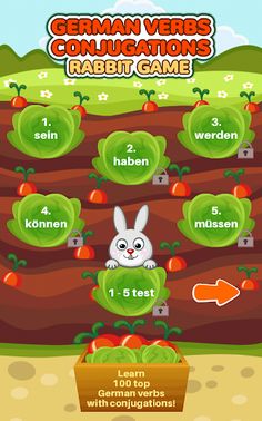 Learn German Verbs Forms: Rabb - Screenshot 1