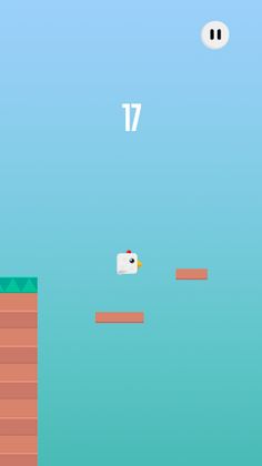 Square bouncing bird - Screenshot 1