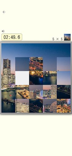 Nostalgic sliding (15) puzzle - Screenshot 1