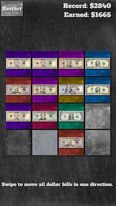 2048 Dollars - Money Puzzle - Screenshot 4