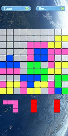 block puzzle - space - Screenshot 3