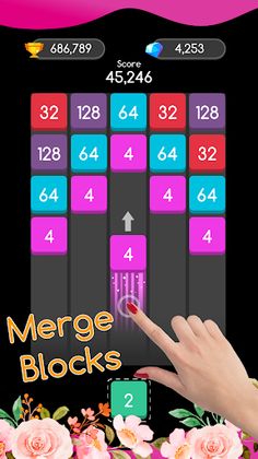 X2 Number : 2048 Puzzle Games - Screenshot 1
