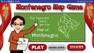 Montenegro Map Puzzle Game - Screenshot 1