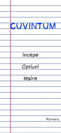 Cuvintum - Screenshot 1