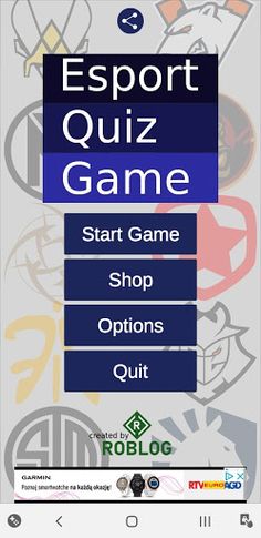 Esport Quiz Logo - Screenshot 1