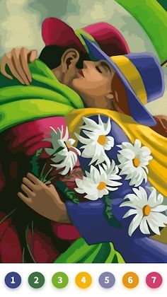 Valentine Paint by Number Game - Screenshot 3