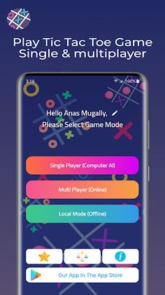 Tic Tac Toe 2 player - XO Game - Screenshot 1