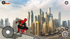 Flying Rope Hero: Spider Games - Screenshot 2