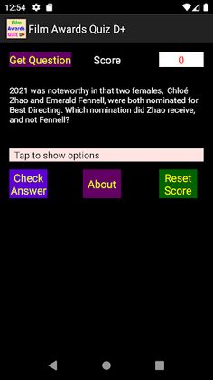 The Film Awards Quiz D+ - Screenshot 2