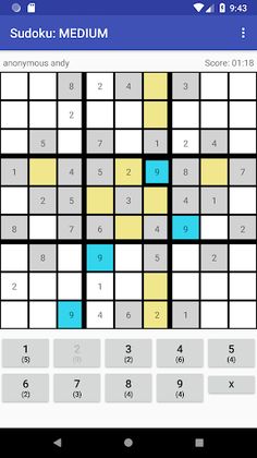 Sudoku (small and simple) - Screenshot 4