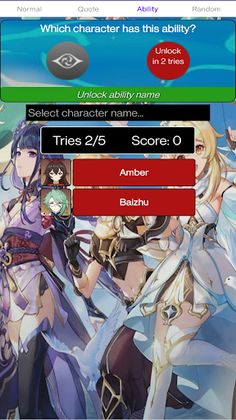 Genshin Guess (Unofficial) - Screenshot 4