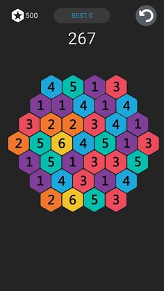 Make Star - Hex puzzle game - Screenshot 2