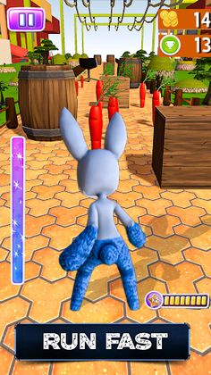 Rabbit Runner Bunny Games - Screenshot 4