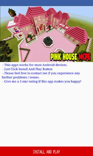 Pink House Princess for Minecr - Screenshot 3