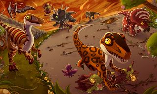 Dino's Survival Run - Screenshot 1