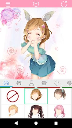Anime Avatar Maker: Pretty - Screenshot 1
