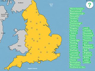 England - City Quiz - Screenshot 2