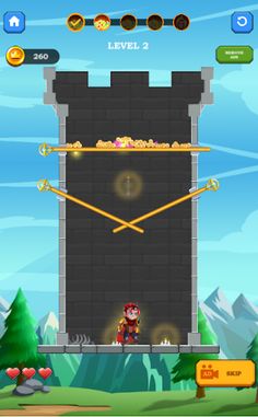Hero Save Princess : Pull Pin - Screenshot 2
