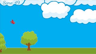 Red bird flight - Screenshot 2