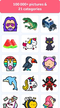 Pixelmania - Color by Number - Screenshot 3