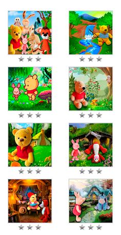 Winnie teddy bear puzzles - Screenshot 1